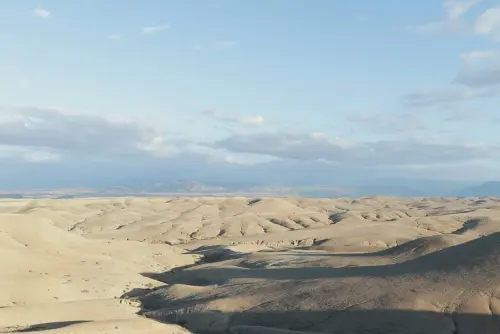 Agafay rocky desert near Marrakech