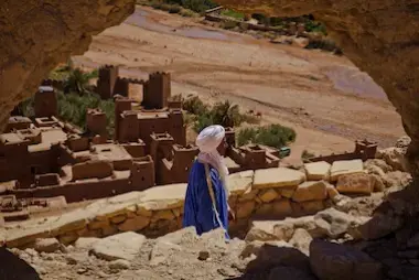 View from the granary at Ait Benhaddou