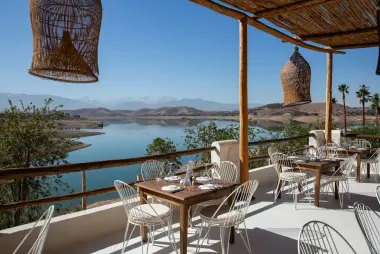 Lalla Takerkoust dam and reservoir