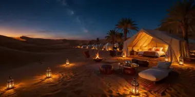 Berber camp in Zagora desert